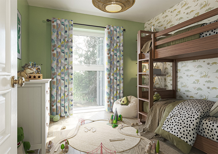 Whinfell, Aqua - Made to Measure Curtains - Image 8